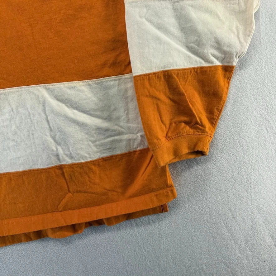 Camisa de rugby de la Universidad de Tennessee para hombre 2XL naranja blanca bordada cuadrada y2k Foto 2 de 4