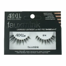 NEW 2x ARDELL FAUX MINK LASHES 814 2 PACKS MAKEUP