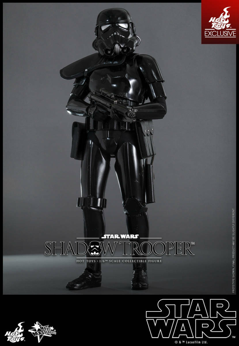 Hot Toys Star Wars Shadow Trooper 1/6 Scale Exclusive Figure Hot Toys Star Wars Shadow Trooper 1/6 Scale Exclusive Figure