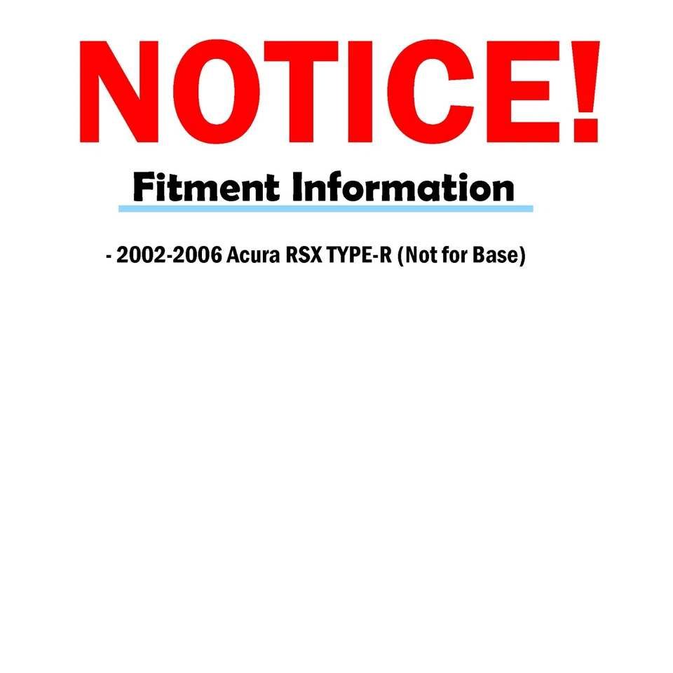 Rotores de freno delanteros traseros + pastillas de cerámica para Acura RSX Type-S 2002-2004 2005 2006 Foto 2 de 4