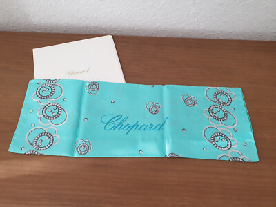 LUXUS CHOPARD Damen Tuch/ Pochette Happy Dreams Blue SEIDE