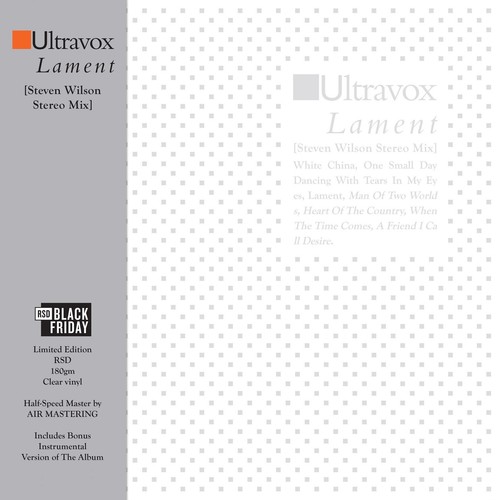 Ultravox Lament Double LP Vinyl CDLR1459 NEW
