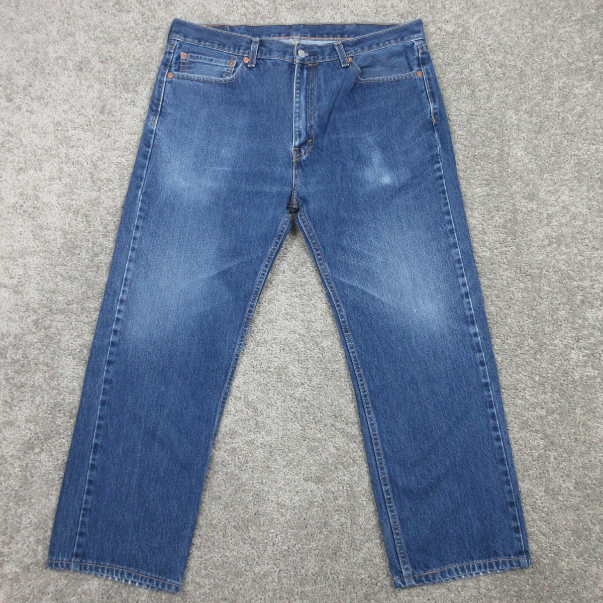 良色　美品　levi's 505 W38 L30 00505-4886 00s Levis Jeans Mens 38x27 (Tag 38x32) Blue 505 Regular Faded Denim