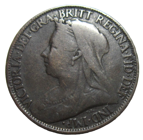 GREAT BRITAIN. 1 FARTHING, 1898, QUEEN VICTORIA. - Picture 1 of 2