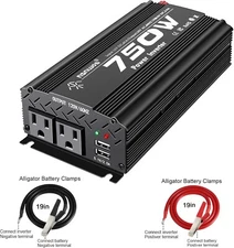 750W Car Power Inverter 12V to 110V for Vehicles modified wave car inverter