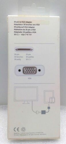 30 Pin Dock Connector to VGA Adapter Converter Cable for iPad 2 3 iPhone 4 4S - Picture 2 of 2