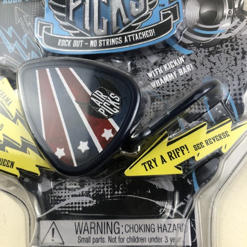 Air Picks Guitar Rebel Rock Key Chain Series 1 Ohio Art Company Clip Carabiner - Picture 6 of 6
