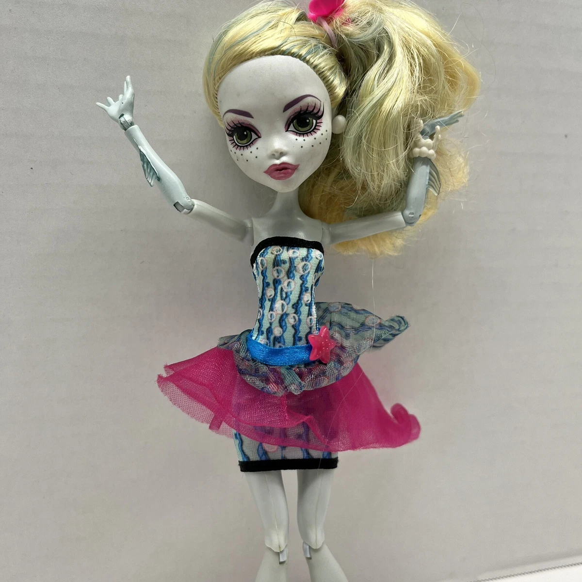 Monster High Lagoona Blue Doll with Shoes And Necklace