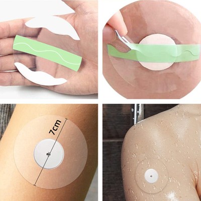 5Pcs Clear Patch for Dexcom G6 and Freestyle Libre Waterproof Adhesive -YH