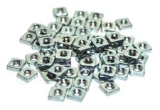 Slide Nuts / Square Nuts, 3mm, Pack of 100 - for Eurorack Modular Rails or Cases