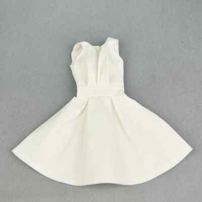 1/6 White Skirt Dress Clothes Model For 12inch Female Action Figure Body Toys