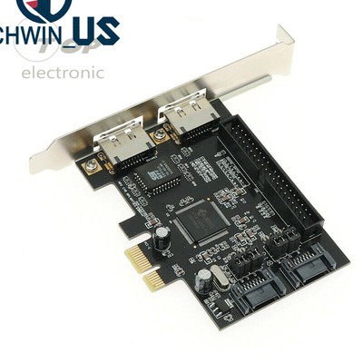 PCIe PCI Express to IDE + 2x SATA II + 2x ESATA Raid Controller Adapter Card