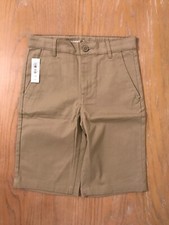 New Old Navy Boys Shorts Bulit In Flex Khaki 3-Pocket Size 12 Slim