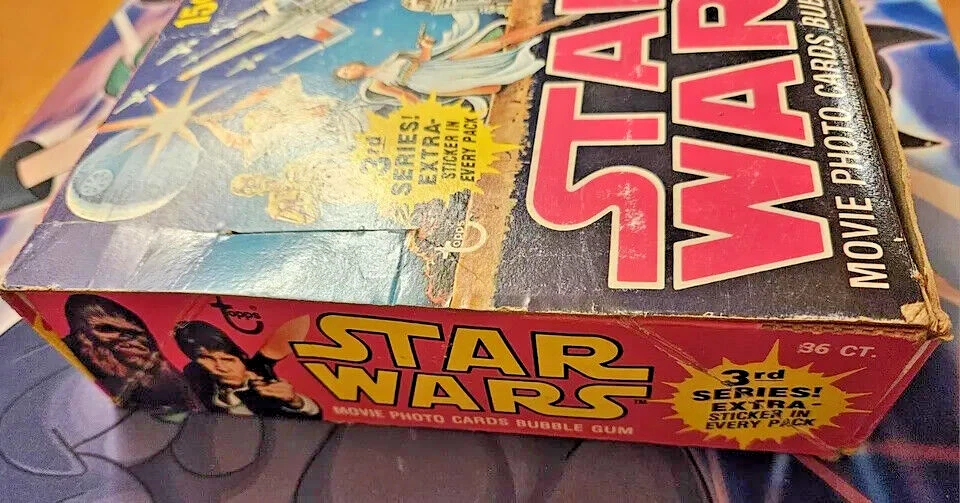 1977 Topps STAR WARS Series 3 Empty Display Box - Image 3 of 4