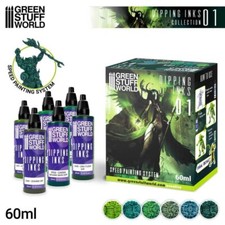 Dippint Paint Set 01 - Contrat paint type - Speed paint system - Airbrush Brush