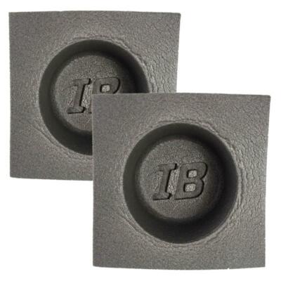 The Install Bay IBBAF60 6.5 inch Foam Car Audio Black Speaker Baffle (pair) 6.5''