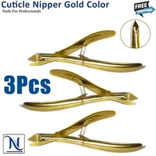 Nail Cutter & Nipper Gold Color Set – Professional Tools for Manicures, Pedicure