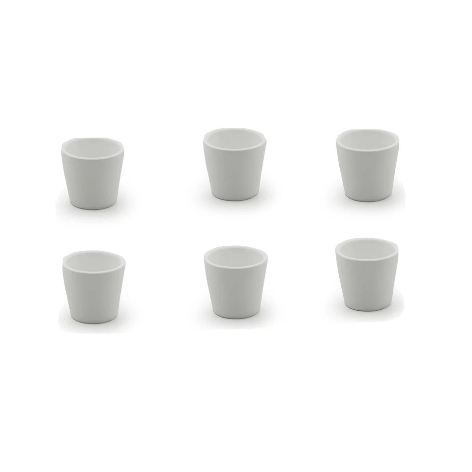 12x Wholesale Mini Terracotta Pot Containers For Candle, Bulk Candle White Pot - Image 4 of 4