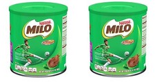 2 PACK NESTLE MILO ACTIV-GO PROVIDES VITAMINS  MINERALS CHOCOLATE MALT BEVERAGE