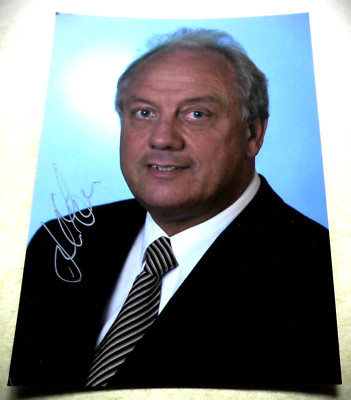 Helmut Brandt - Deutscher Politiker - Karte mit Original-Autogramm - Top !!!