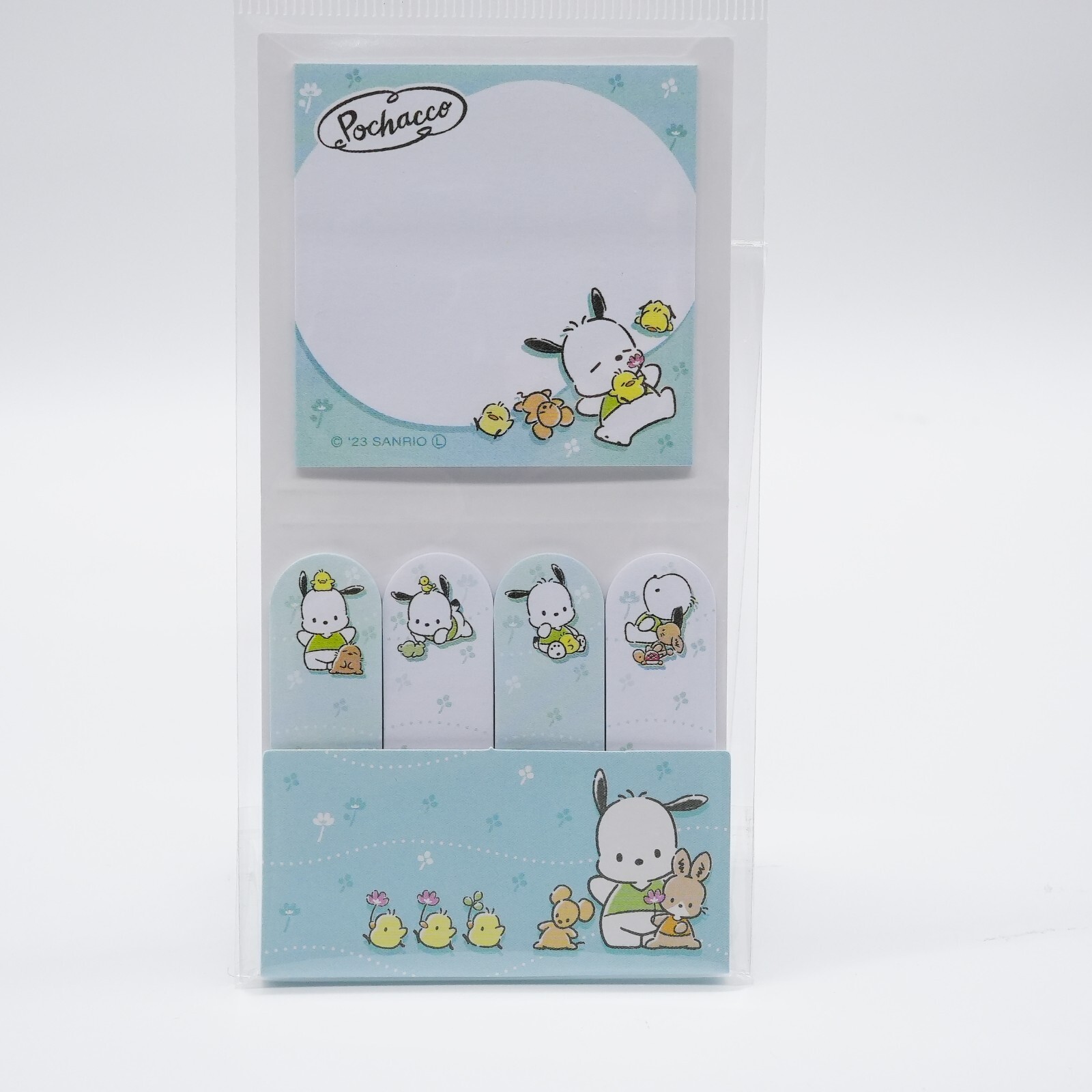 Sanrio Japan Pochacco 2023 Sticky Notes Book with 5 Cute Designs  -image