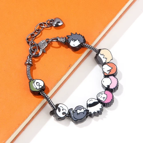 Anime Jujutsu Kaisen Charms Armband Itadori i Satoru Gojo Anhänger Armreif Armbä - Bild 7 von 13