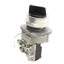 Allen Bradley 800T-J2 Selector Switch, 3-Position Maint., 30mm, 1NO & 1NC