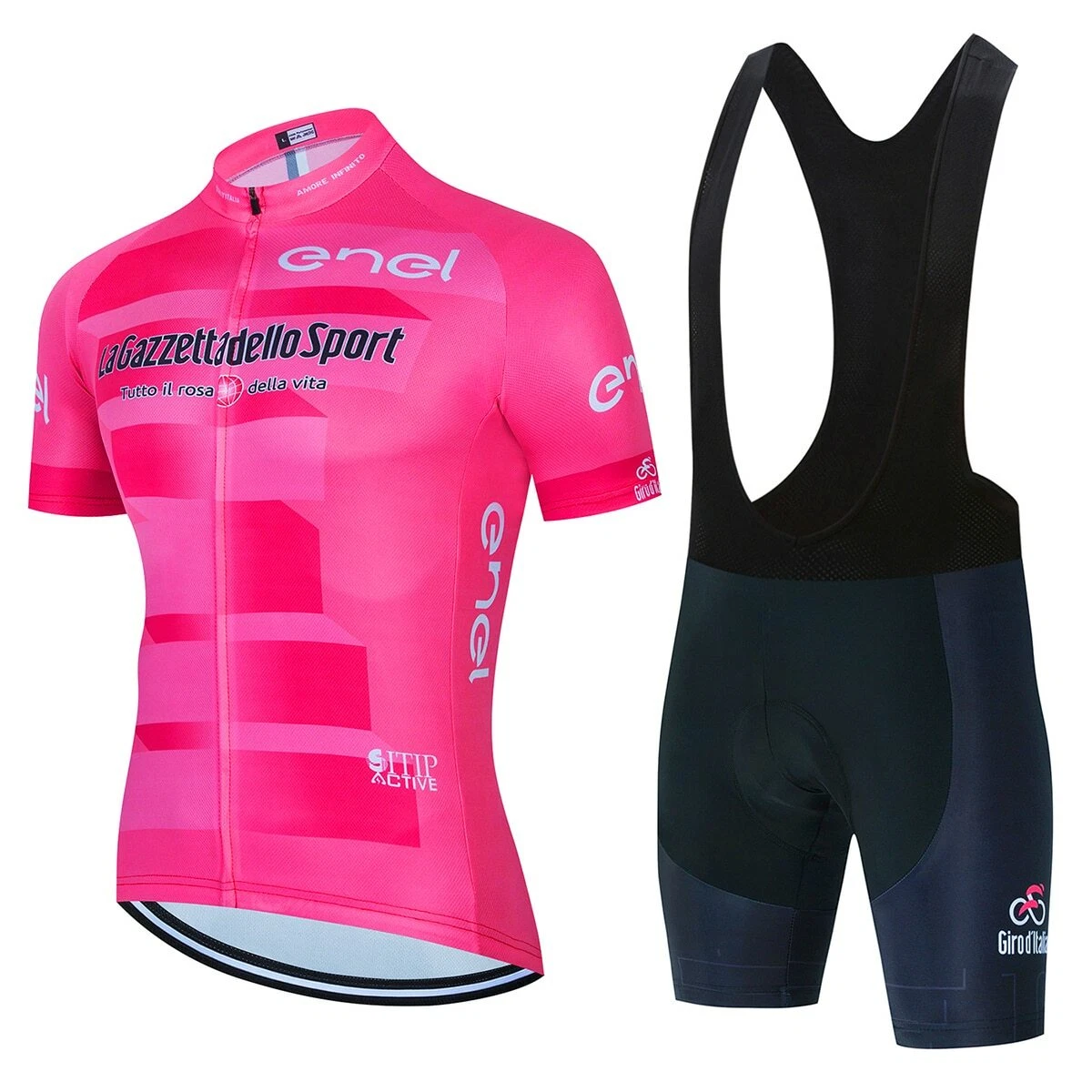 COMPLETO CICLISMO MTB Gazzetta ESTIVO ABBIGLIAMENTO BICI eBay