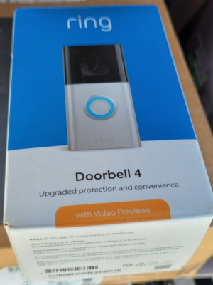 中古】Ring Video Doorbell 4 ＋ 充電バッテリー2個 Ring Video