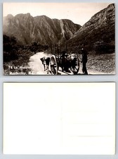 Foto postal real de La Huasteca Monterrey Nuevo León México de colección sin publicar