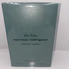 Narciso Rodriguez For Him VETIVER MUSC 100 ml/3.3 oz EDT SPRAY SEALED ORIGINAL