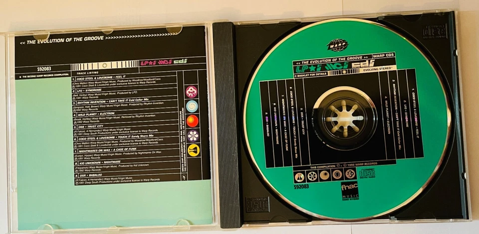 WARP - The EVOLUTION Of The GROOVE - CD - Photo 2/2