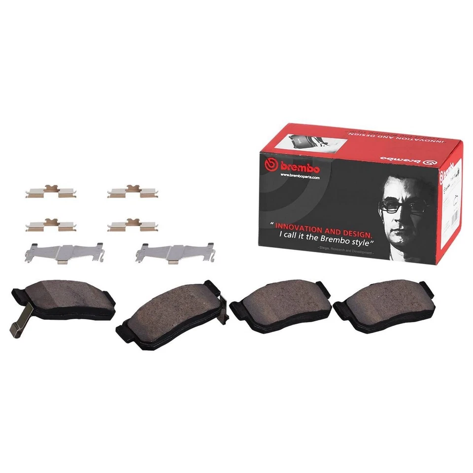 Brembo Premium Ceramic OE Front Brake Pad Set for Lancer Evo Impreza WRX STI BRZ - Image 2 of 4