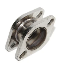 2.5" 2 Bolt Flange Catback Exhaust Muffler Pipe 2" Extension Flange Adapter