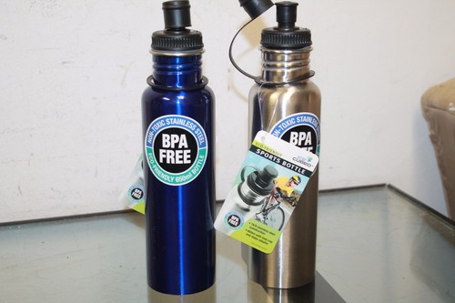 Stainless Steel Eco-Friendly BPA Free Sports Bottle - Bicycle Cycling pack of 24 - 第 1/4 張圖片