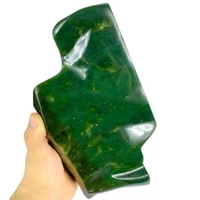 2.97 Kg AAA Quality Green Nephrite Jade Free Form, Nephrite Jade Free Form