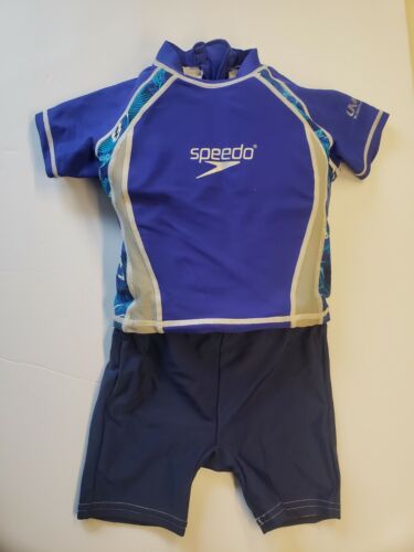 Child's Speedo Swimsuit w/ Built in Floats Size Small  Water & Sun Safety UV50+ - Picture 1 of 4