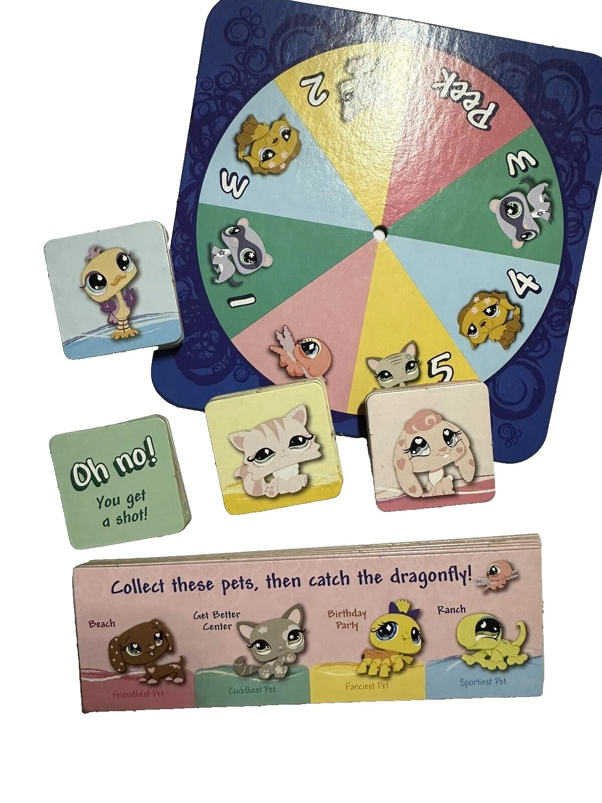 Hasbro Littlest Pet Shop Game Pieces & Parts