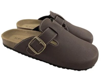 SUPERSOFT Clogs Herren Hausschuhe Pantoffeln 176 002 BROWN