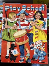 Play School, Read, Write, Color Activity Book. Vintage, Merrill Company 1961