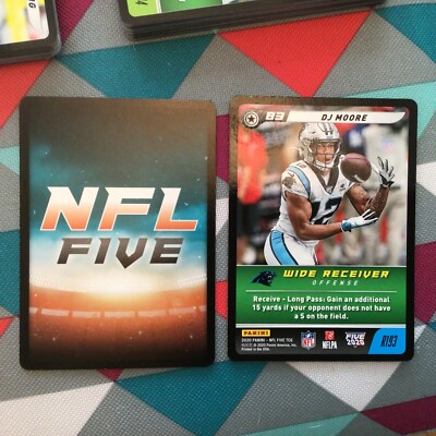D J Moore #R193 Panthers WR - 2020 Panini Edition NFL five Rare Version