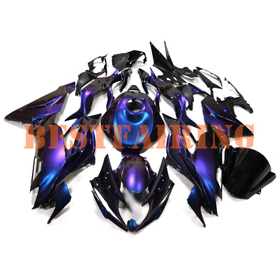 For Kawasaki Ninja ZX6R 2019-2023 ZX636 Chameleon Blue Purple Fairing Kit w/Tank