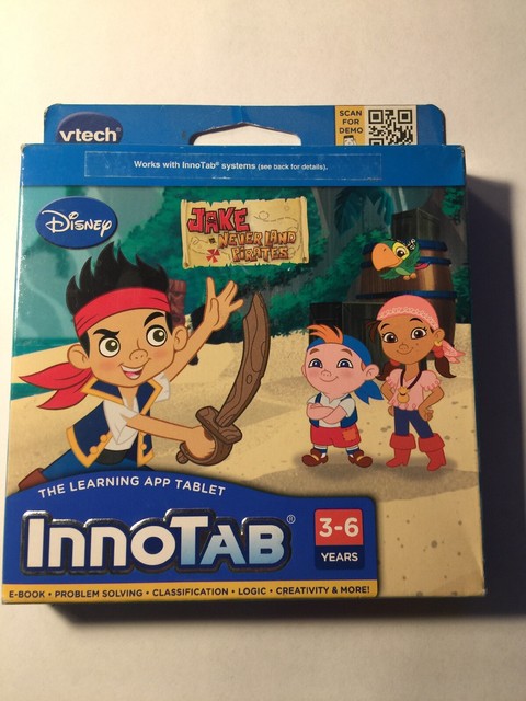 VTech InnoTab Tablet Software Game DISNEY JAKE AND THE NEVERLAND PIRATES New | eBay