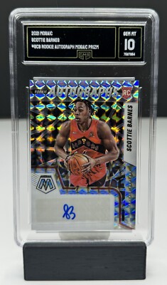 2021 Mosaic Scottie Barnes Rookie RC AUTO Autographs Toronto 