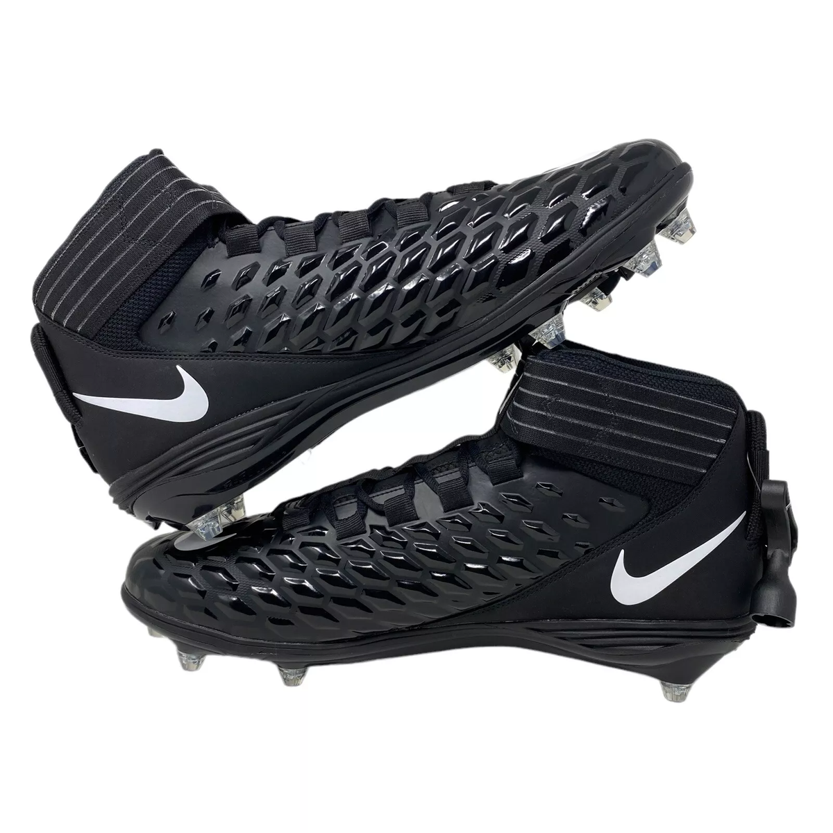 Nike Force Savage Pro 2 Black Football Detachable Mens 12 