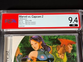 Marvel Vs Capcom Sega Dreamcast CIB Complete Game PSA 9.4
