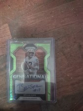 2020 brian sipe panini prizm green auto