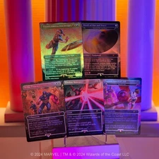Magic the Gathering MTG Secret Lair Marvel Captain America Rainbow Foil - New