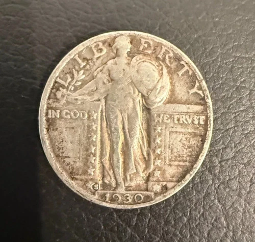1930-S Standing Liberty Quarter Dollar 25c F Fine
