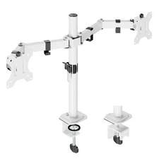 Dual Monitor Mount, Dual Monitor Stand for Two 17"-32" Flat/Curved Computer Dual
